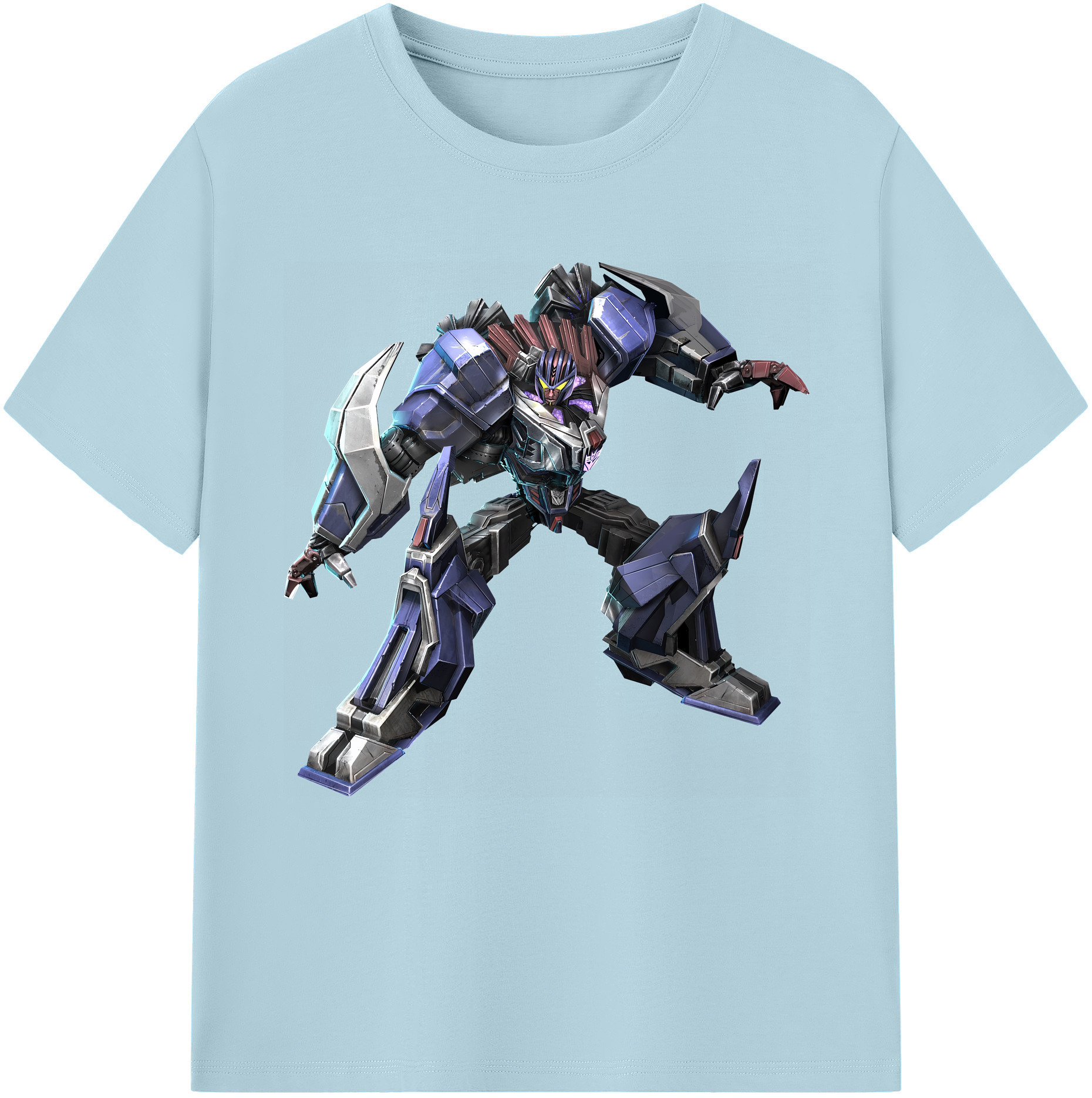 （画像用） Transformers トランスフォーマー 綿100％半袖Tシャツ（フロントプリント）
